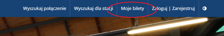 Zmiana danych na bilecie - użytkownik niezalogowany